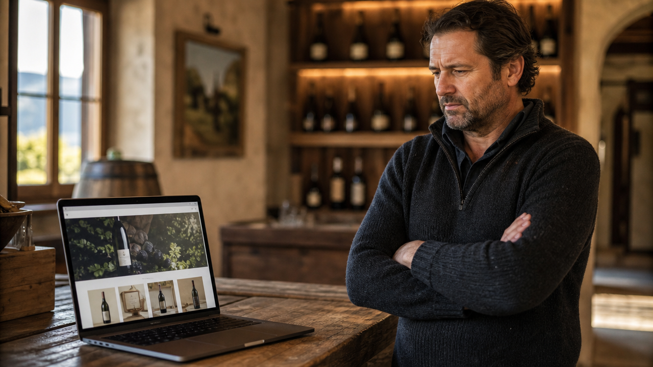 Schöner Shop, keine Bestellungen: Warum Design allein keinen Wein verkauft